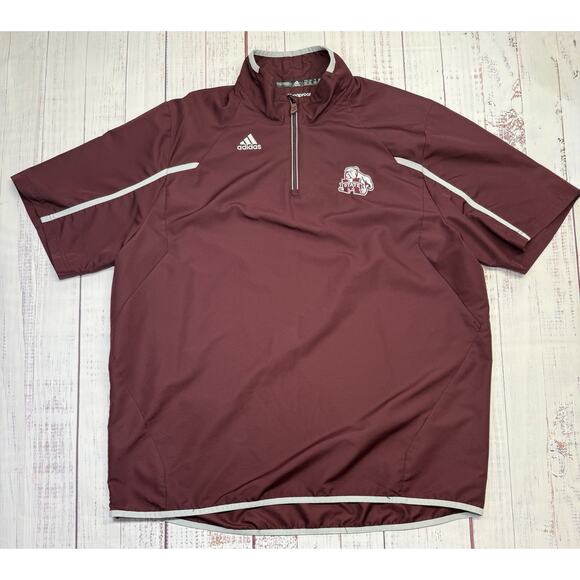 adidas Other - Adidas Climaproof Mississippi State Bulldog's Men's Size XL Short Sleeve